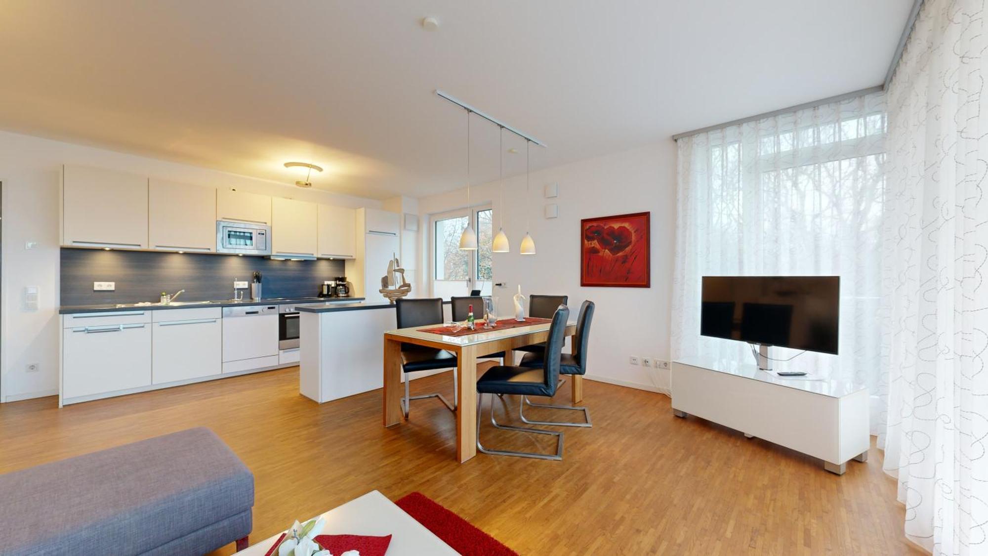 Duenenresort In Binz, Strandnahe Und Moderne Fewos Mit Balkon, Teilweise Mit Meerblick, Luaran gambar