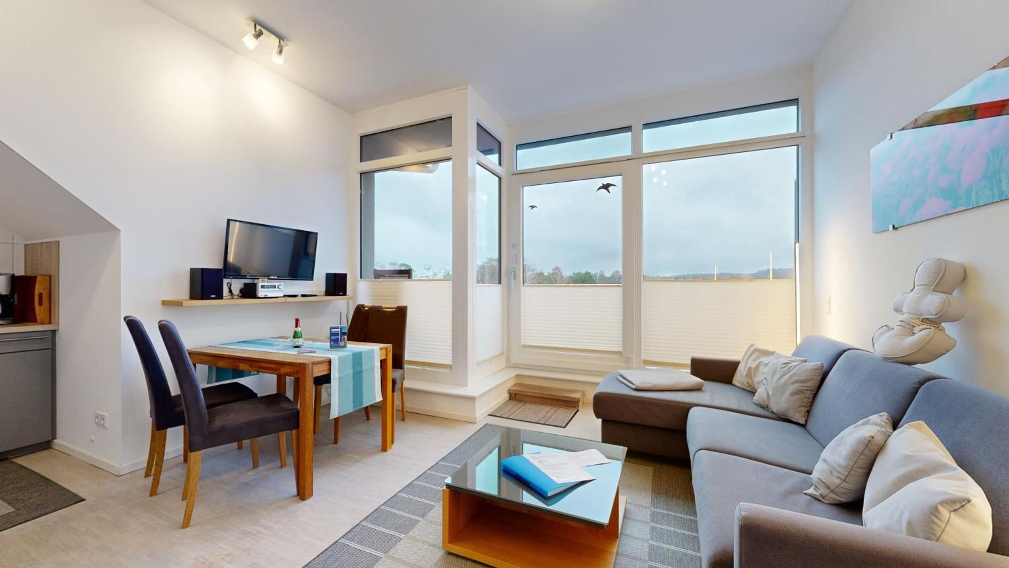 Duenenresort In Binz, Strandnahe Und Moderne Fewos Mit Balkon, Teilweise Mit Meerblick, Luaran gambar