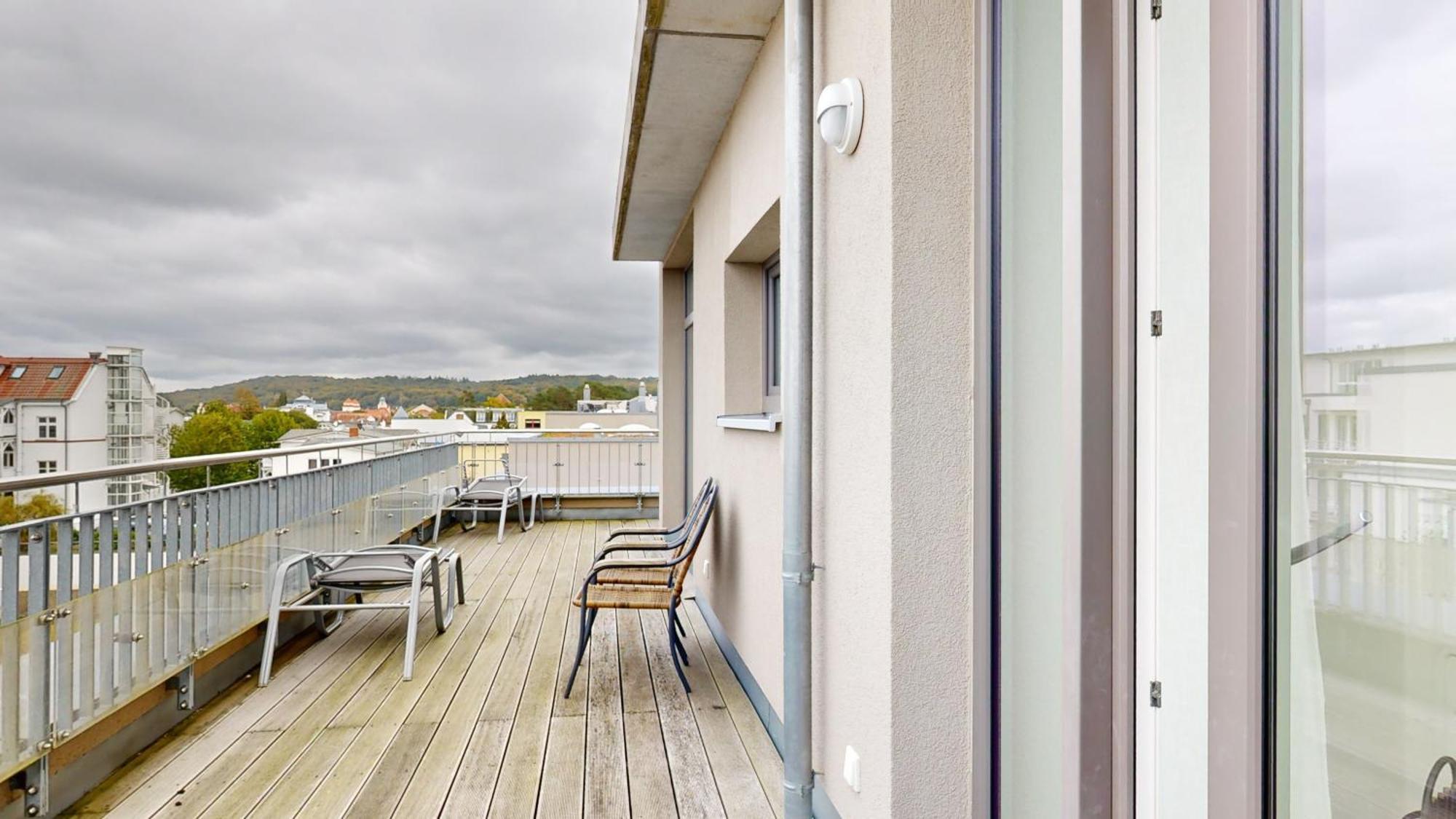 Duenenresort In Binz, Strandnahe Und Moderne Fewos Mit Balkon, Teilweise Mit Meerblick, Luaran gambar