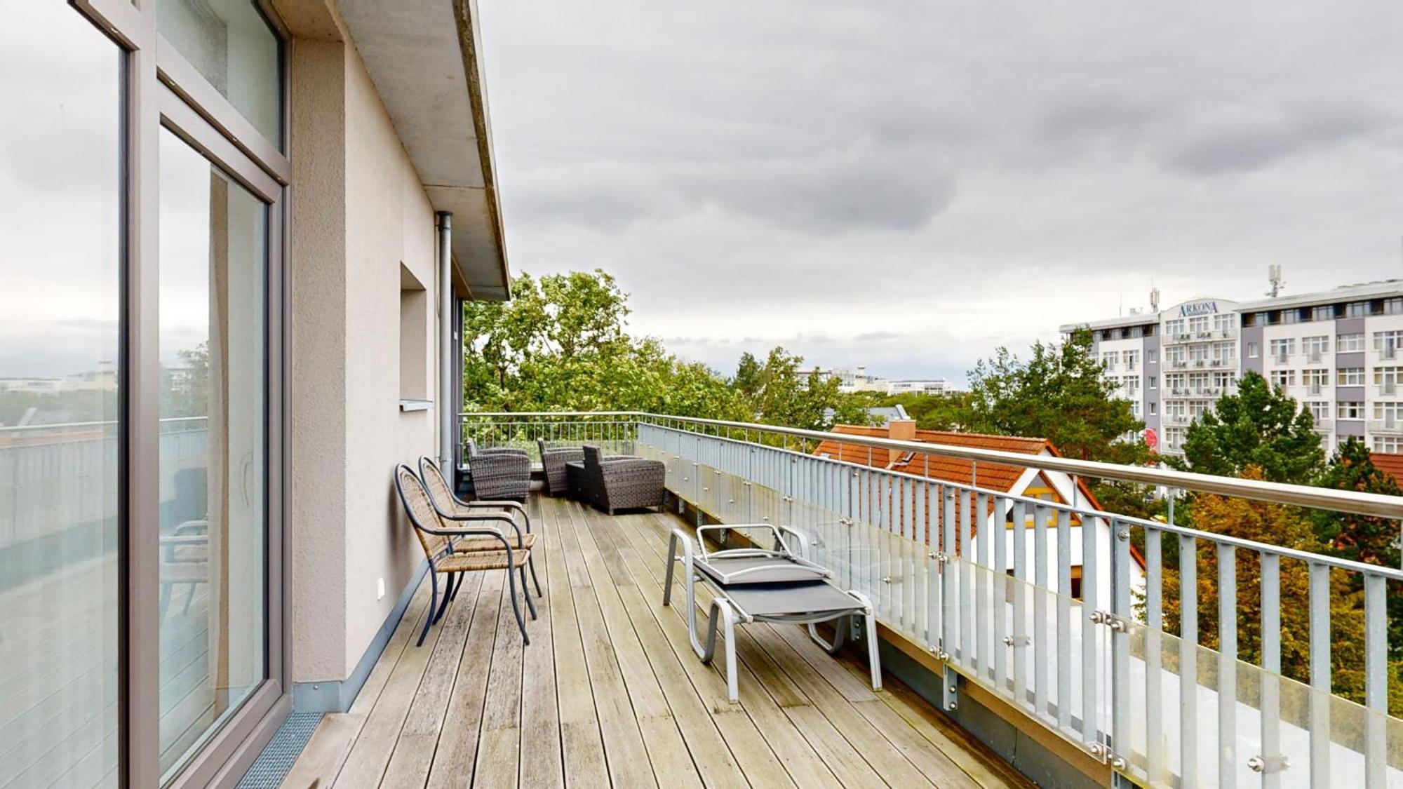 Duenenresort In Binz, Strandnahe Und Moderne Fewos Mit Balkon, Teilweise Mit Meerblick, Luaran gambar